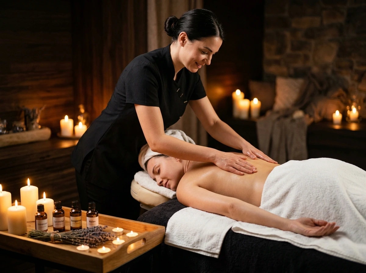 Spa treatment room