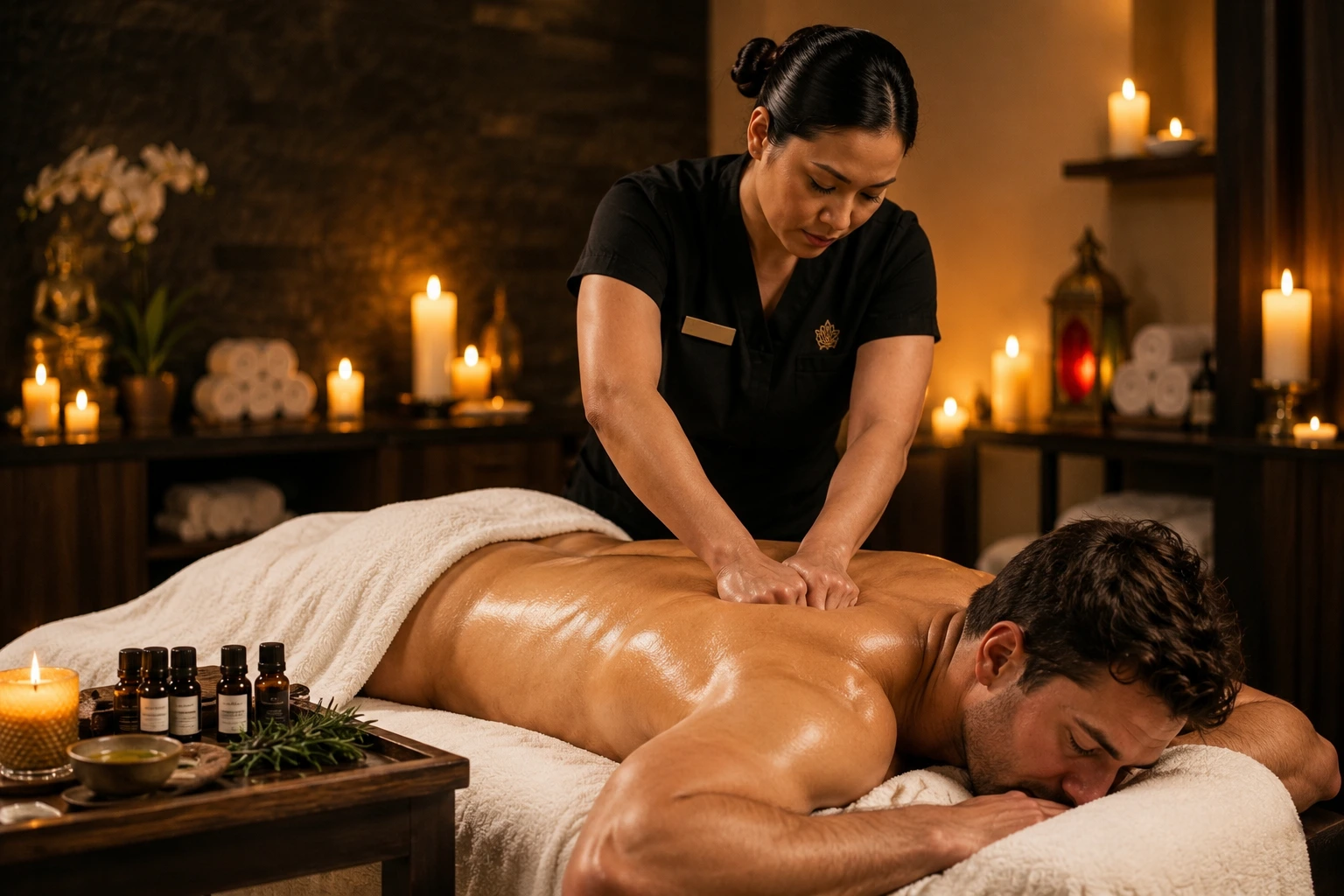 Deep tissue massage