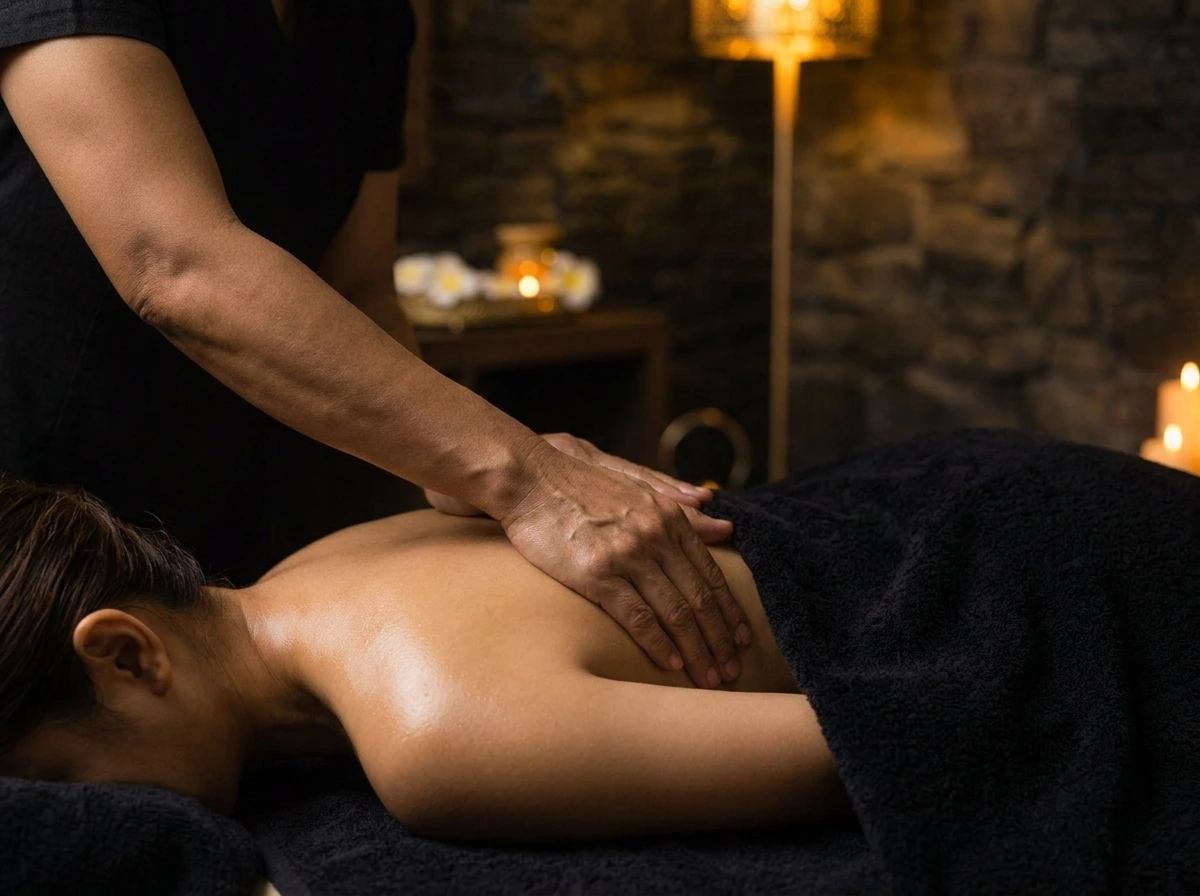 Deep tissue massage at Elite Luxury Spa